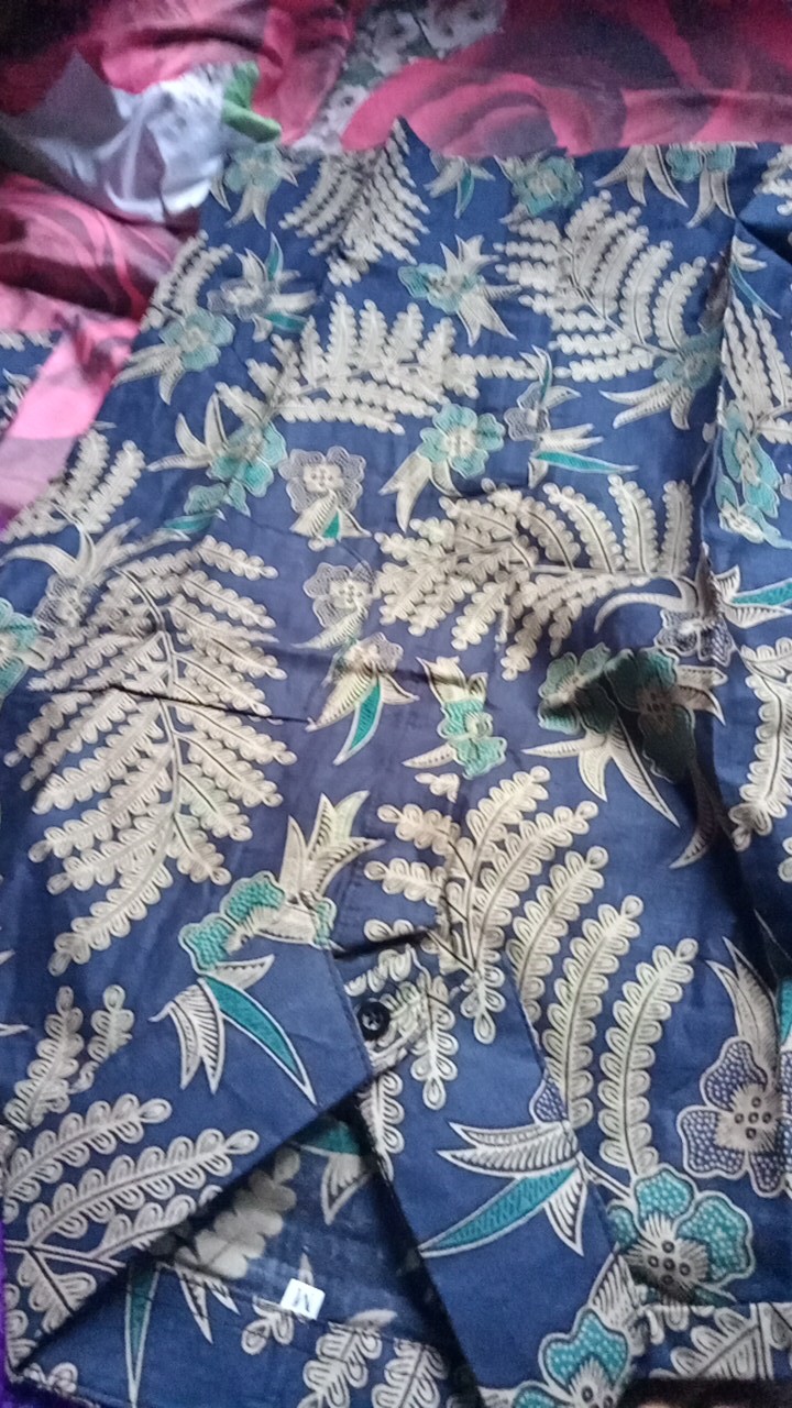Kemeja Batik Pria Lengan Panjang Size M L Xl Xxl Bswart Hrb026 Batik Shogan