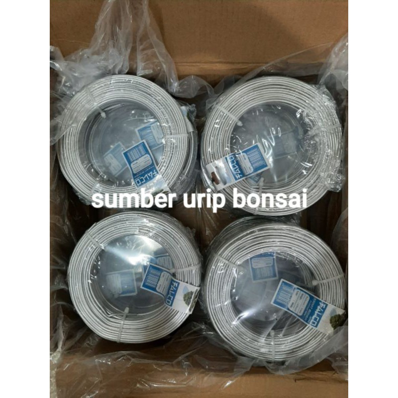 kawat alumunium bonsai putih