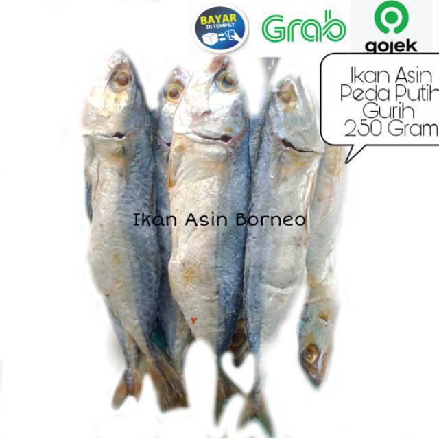 Ikan asin peda ukuran sedang 250 gram