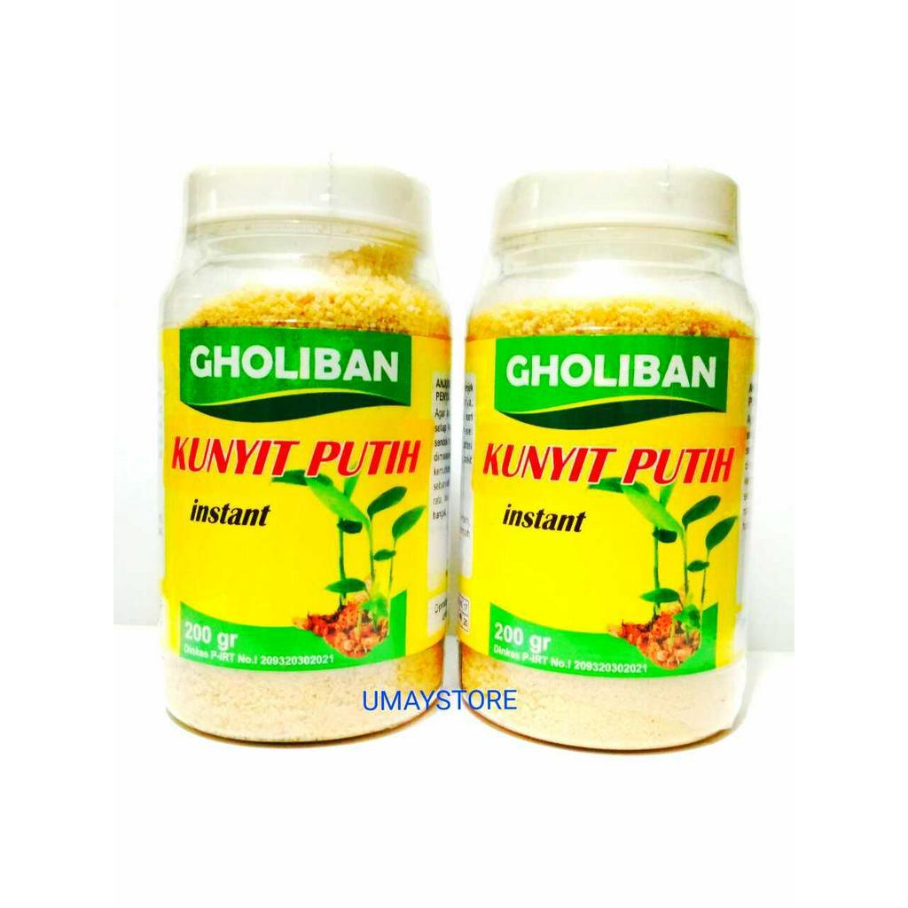 

Kunyit Putih Instant Gholiban 200 Gram - Paket 2 Botol