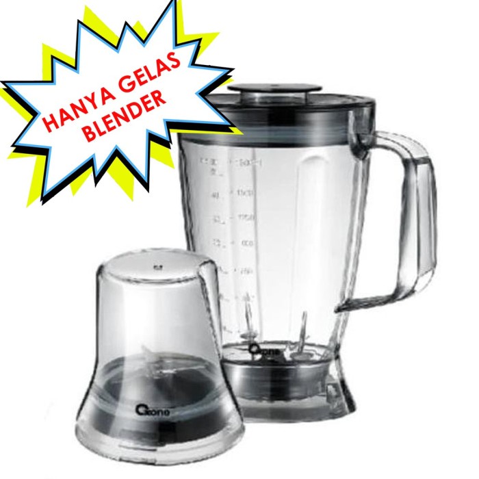 OXONE Blender and Grinder OX291 / Gelas Blender / Plastik JE