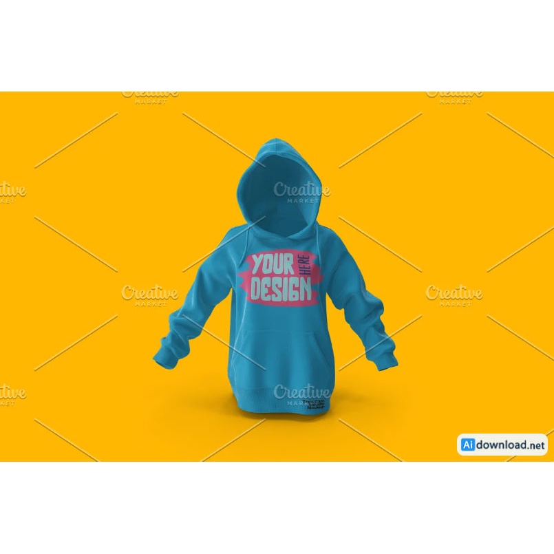 Teen’s or Kid’s Hoodies Mockup