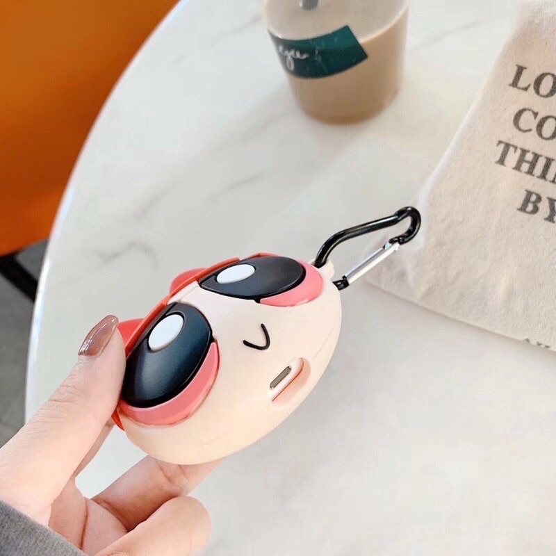 case airpods maleficent jack sparrow blossom power puff disney black witch angelina jolie karakter lucu unik casing airpod