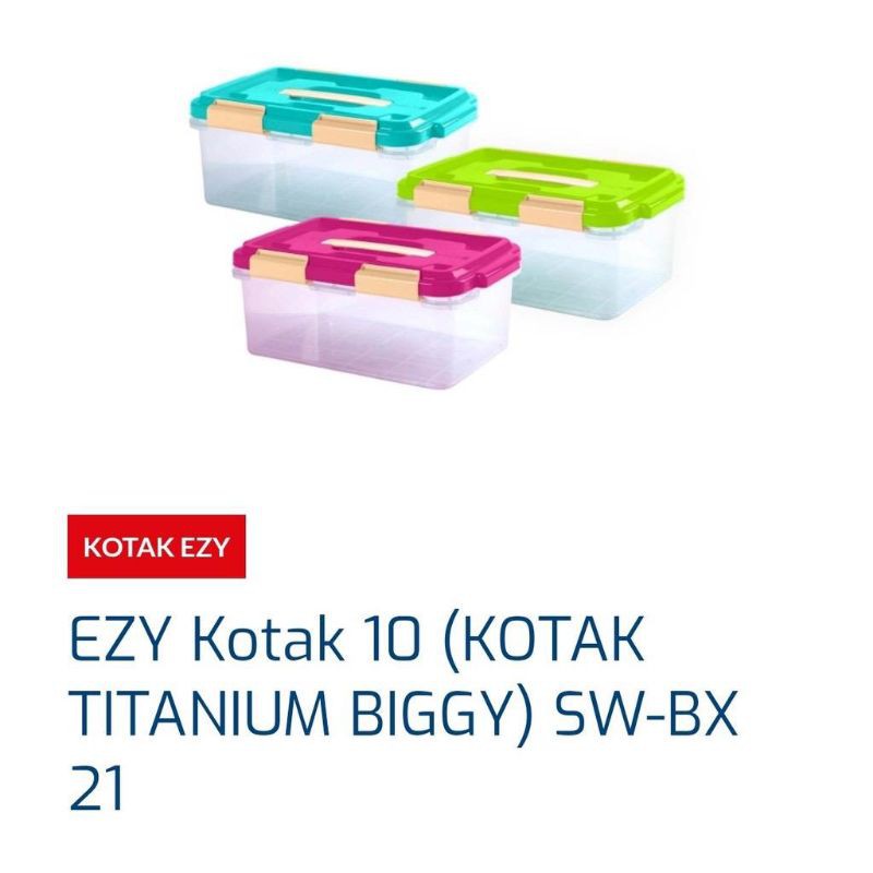 BIGGY-Container Box SW-BX 21 / Box Container / Box Serbaguna (-+10 Liter)