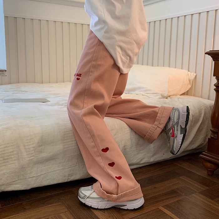 Jeans Pink|jeans kulot