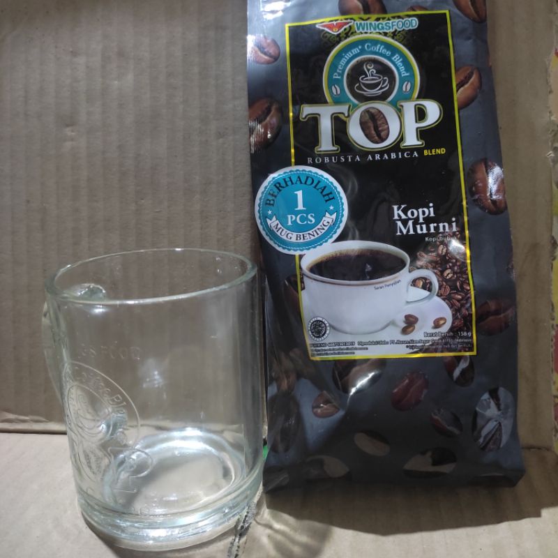 

Top Kopi Hitam Robusta Arabica Blend Kopi Murni 158g Berhadiah 1 Pcs Mug / Gelas