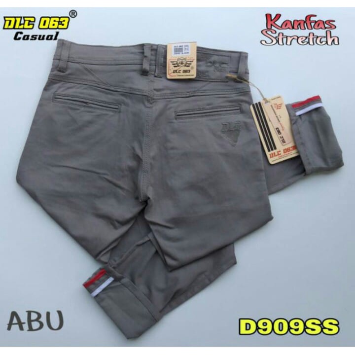 CELANA DLC Abu/ D loco jeans pria original / celana kanvas DLC celana pria CELANA KANVAS PRIA 5