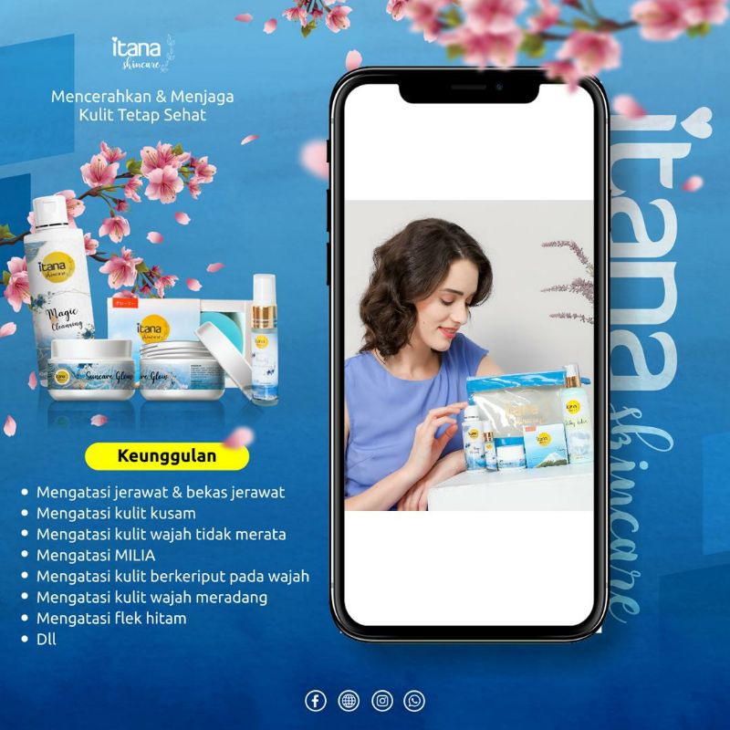 Paket lengkap itana skincare