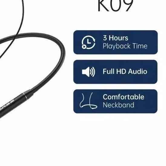 ☊ HEADSET BLUETOOTH SPORT OASE K09 ORIGINAL GARANSI RESMI ➲