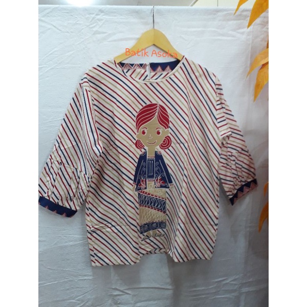 Atasan Batik motif Bu tejo