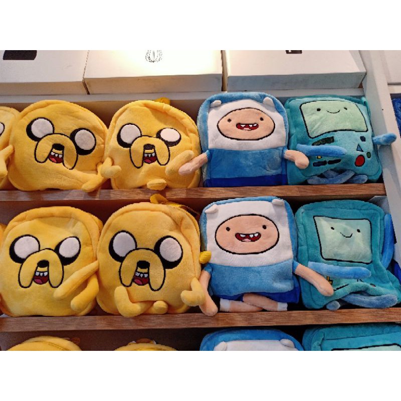 Miniso Backpack adventure time tas ransel anak lucu
