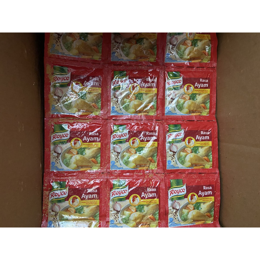 

PENYEDAP RASA ROYCO AYAM 8gr Per Renceng (12 Sachet)