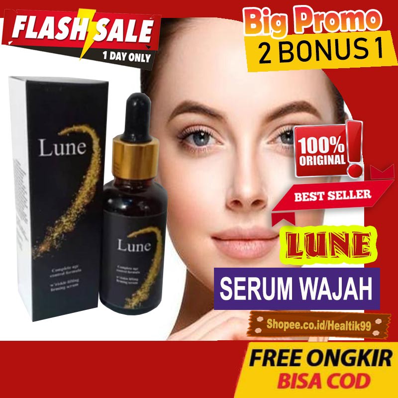 (Serum Wajah) Lune Serum Original 100% Asli - Lune Serum Menghilangkan Kerutan Wajah & Anti Aging