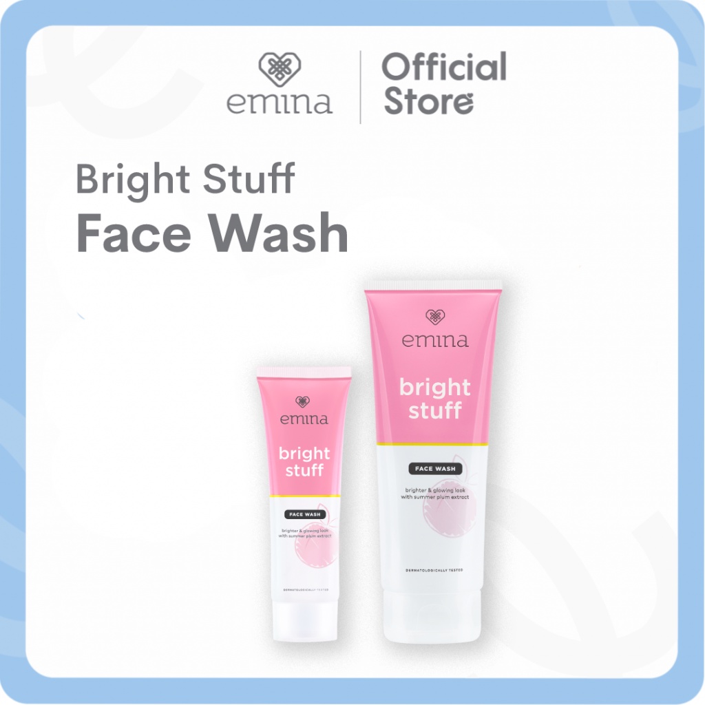 Emina Bright Stuff Face Wash - Sabun Muka Cerah Glowing Anti Kusam BISA COD