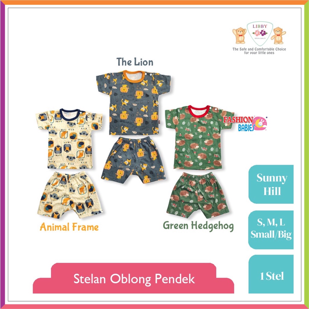 LIBBY PRINT MOTIF TERBARU SUNNY HILL | SETELAN PENDEK | SETELAN PANJANG LIBBY BABY S M L ❤ Fashionbabies ❤
