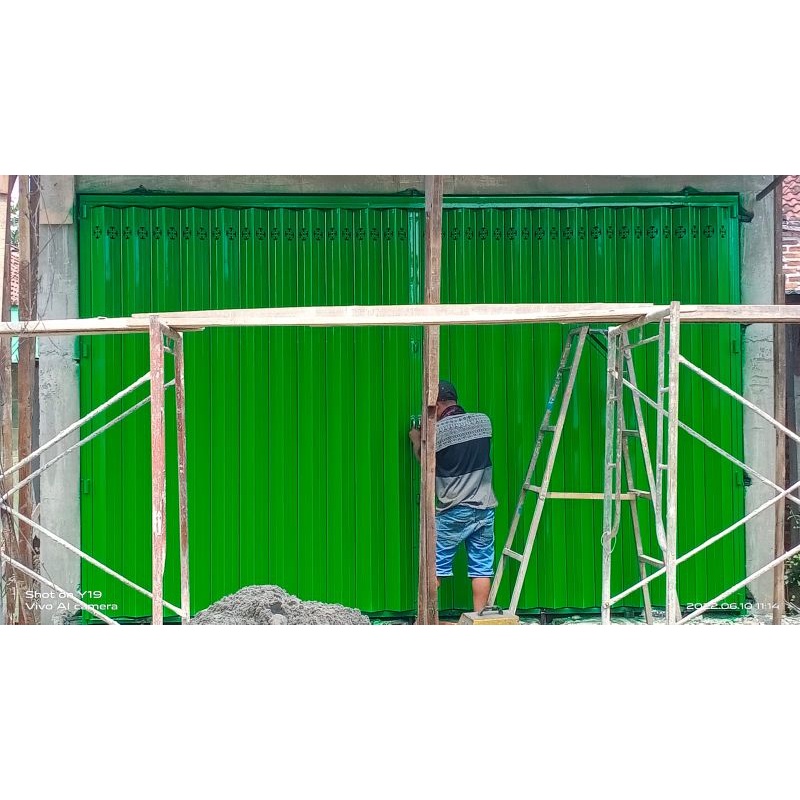 pintu besi harmonika,rm