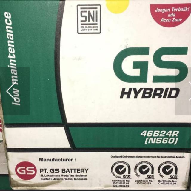 Aki GS Hybrid NS60