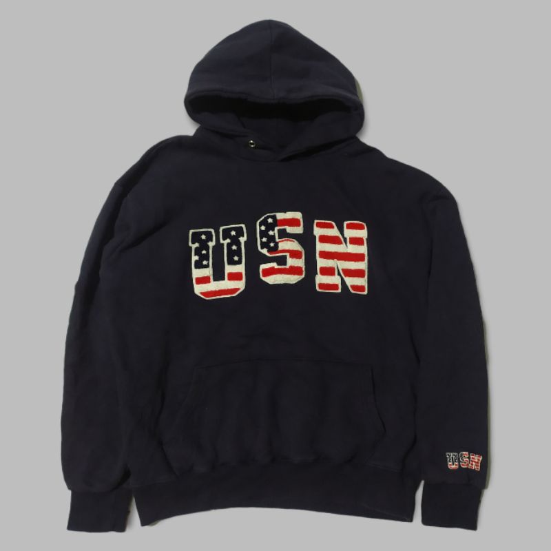 HOODIE USA USN OVERSIZE TEBAL ORIGINAL SECOND
