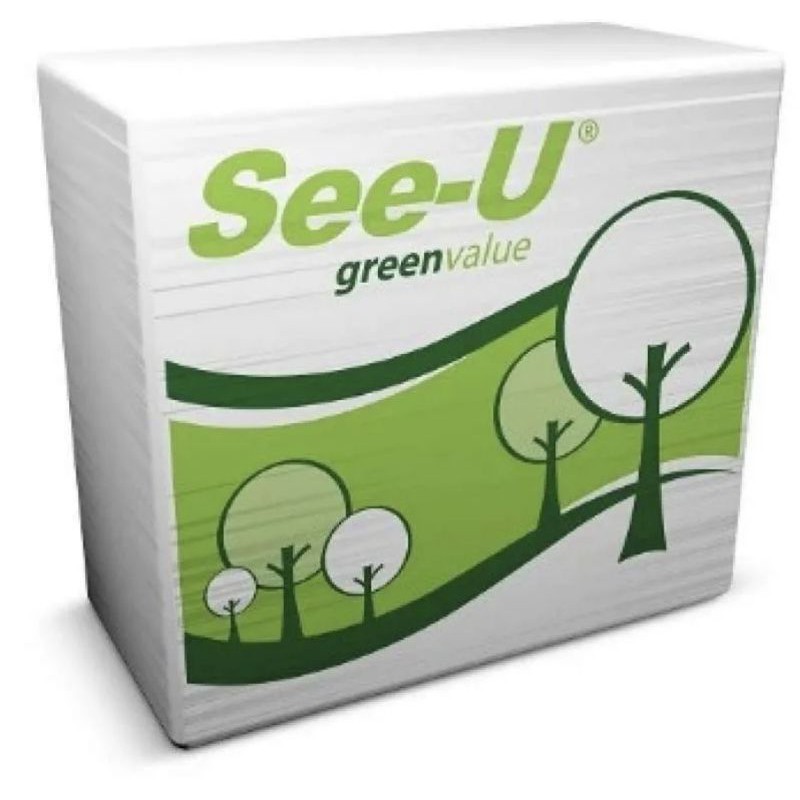 Tisu Tissue SEE-U Facial KILOAN 650grGreen Value [650 sheet /2 Ply]