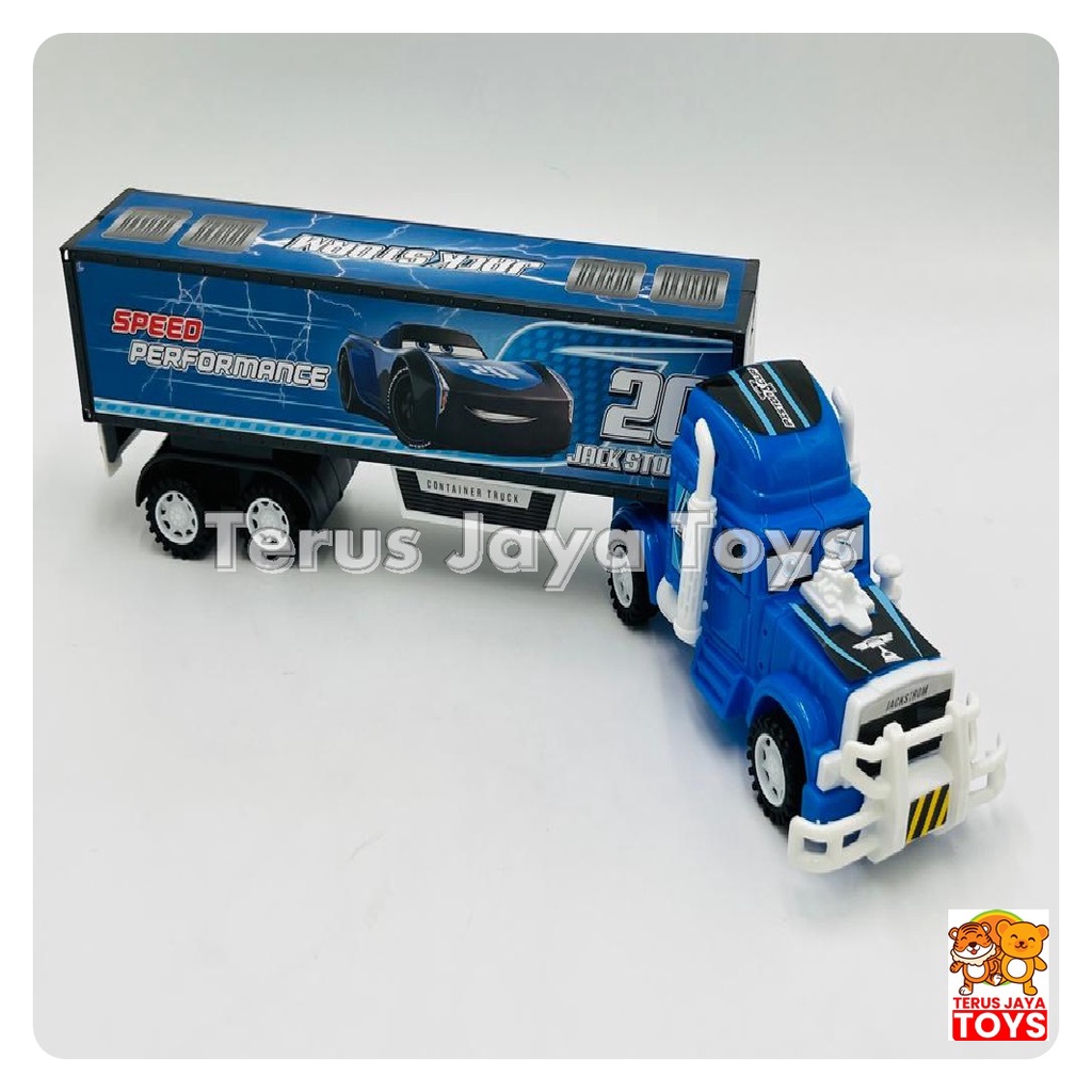 Terusjayatoys Mobil Truk Kontainer / Container Truck Mainan