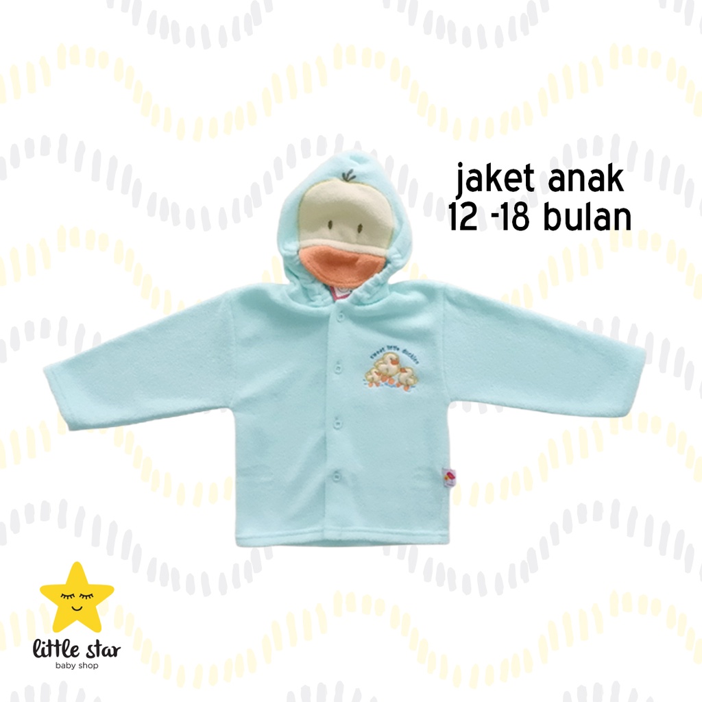 Lucky Angel Jaket Topi Anak Bayi | Jaket Bayi Karakter | Jaket Topi Bayi Lucu | Jaket Bayi Cewek  | Jaket Bayi Cowok