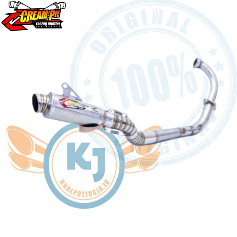 Knalpot Creampie Original Satria Fu Cp3 200 cc Stainless original racing jogja Asli juraganknalpotjo