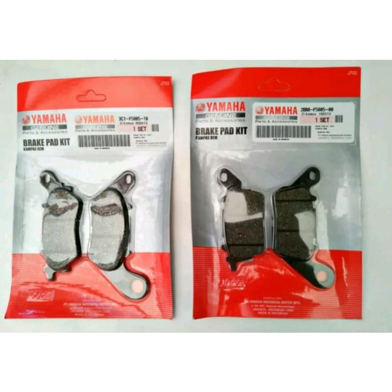 DISC PAD DISPAT SET KAMPAS REM CAKRAM DEPAN BELAKANG NMAX ORIGINAL YAMAHA