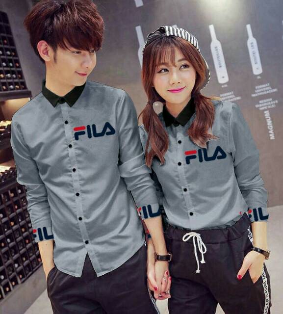 COUPLE KEMEJA FL / KEMEJA COWOK DAN CEWEK