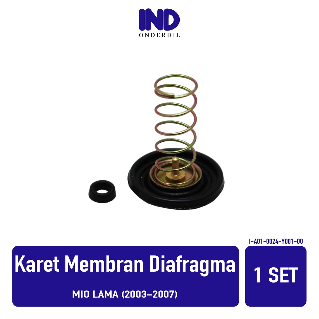 Karet Membran Diaphgram-Diapragma Assy Karburator-Karbu Vakum-Vacum Per Skep Mio Lama 2003-2007