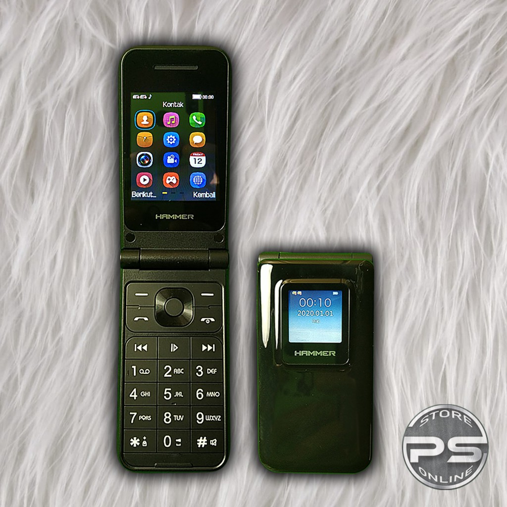 HP Advan Hammer R5 - Garansi Resmi - HP Lipat - HP Dua layar - HP dengan fitur Lengkap-2