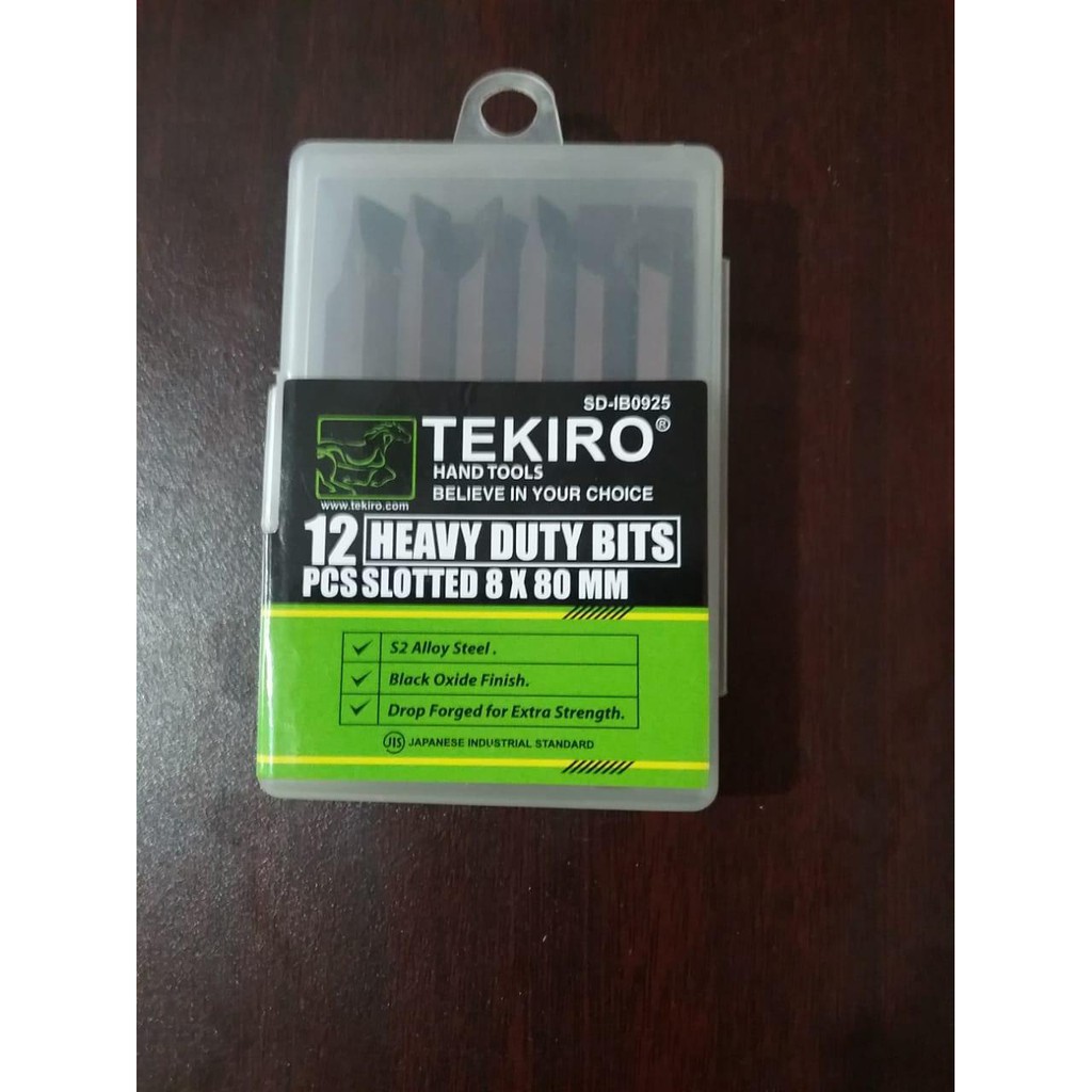 PROMO MURAH !!! Tekiro Mata Obeng Ketok 8x80MM (-)  (Per Batang)