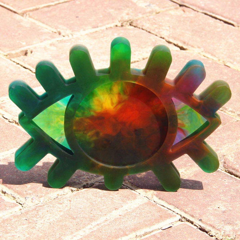 Siy Cetakan Cermin Makeup Diy Bentuk Mata Besar Bahan Silikon Untuk Dekorasi Rumah