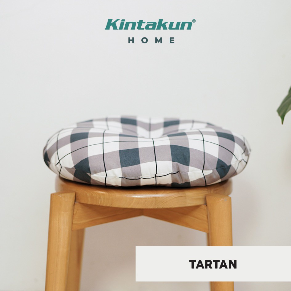 Kintakun Home Bantal Duduk Cushion Bulat Uk. 40x40 Cm - Random