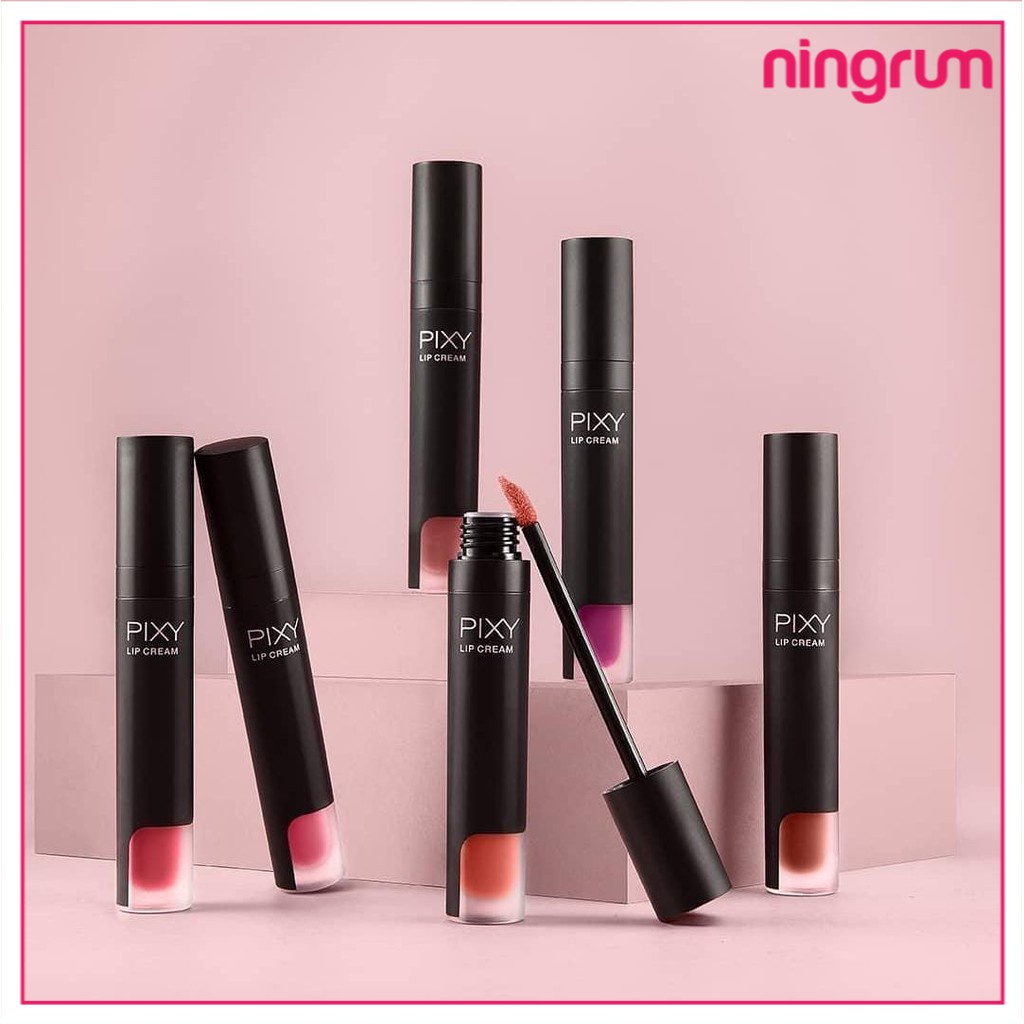 Ningrum Kecantikan Bibir Lip cream Pixy Komestik Lipstik Mate - 8015