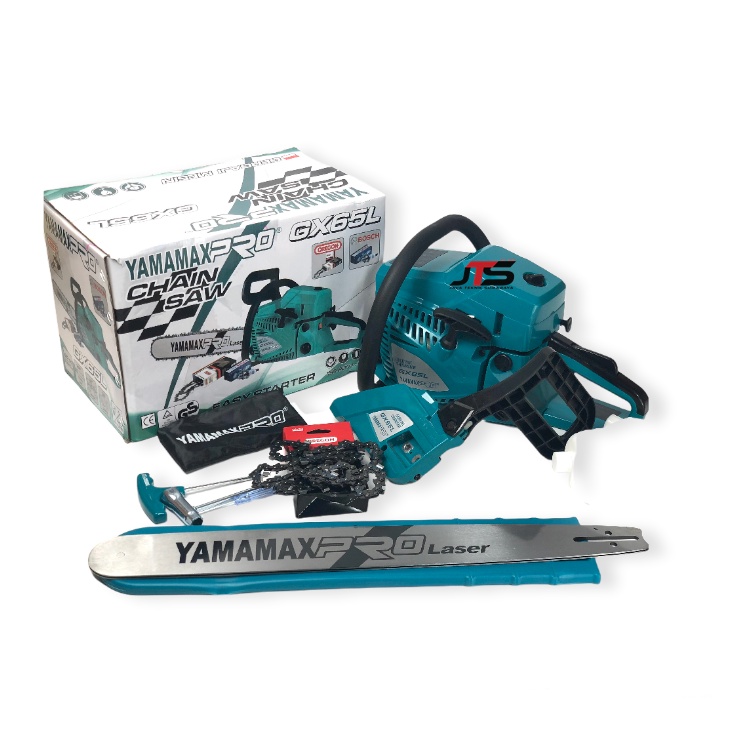 Gergaji Kayu Chainsaw 22 inch YAMAMAX PRO GX 65 Bar Laser Rantai OREGON