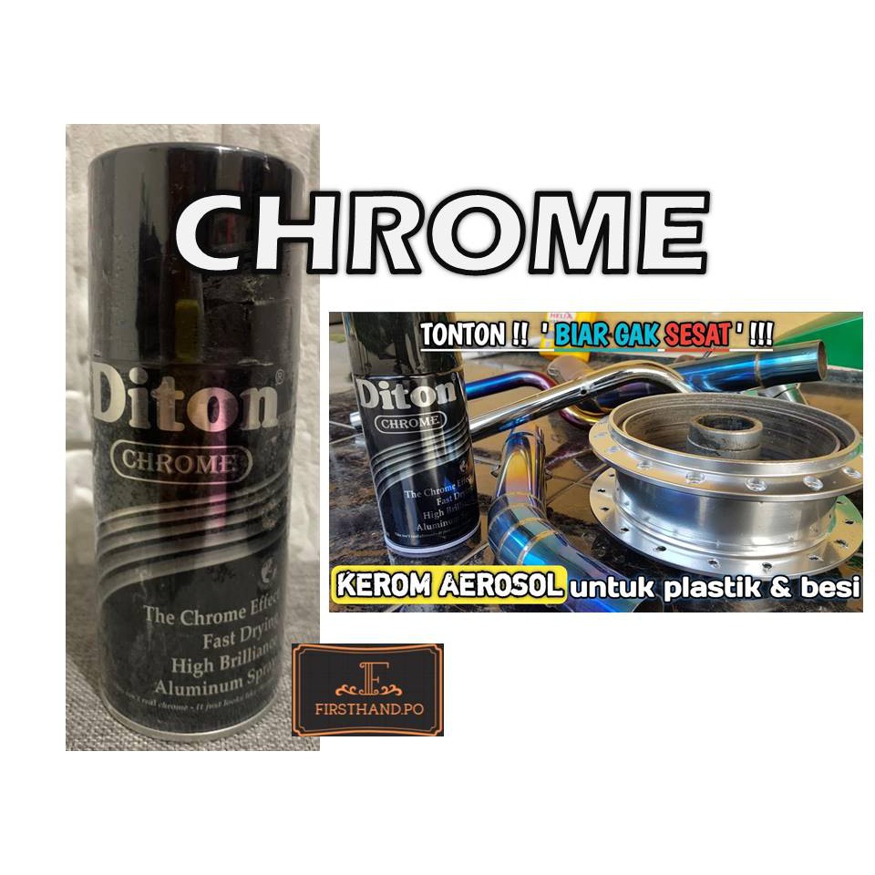 Cat Pilox Diton Chrome  150cc Krom Sepeda Motor Mobil Velg Mesin pylox kecil