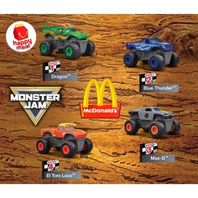 monster jam happy meal