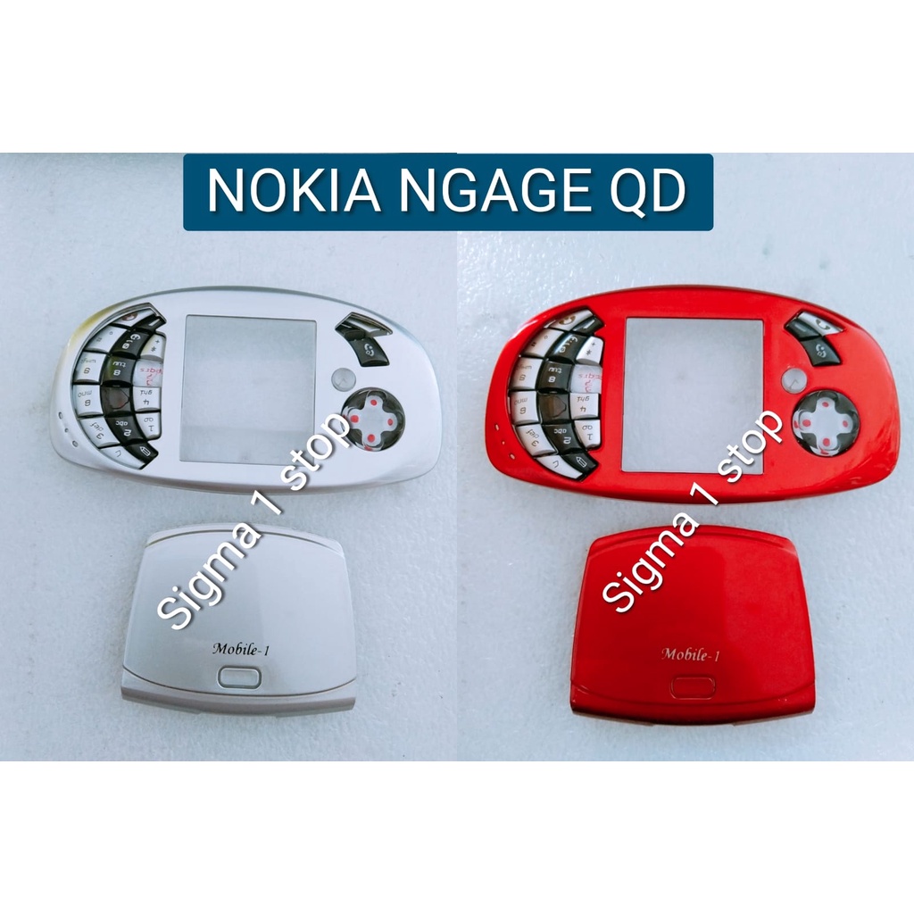 NOKIA NGAGE QD + KARET + DOMPET QD RUBBER  HOUSING  KESING JADUL CASING
