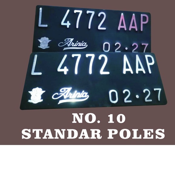 PLAT NOMOR POLES ORY