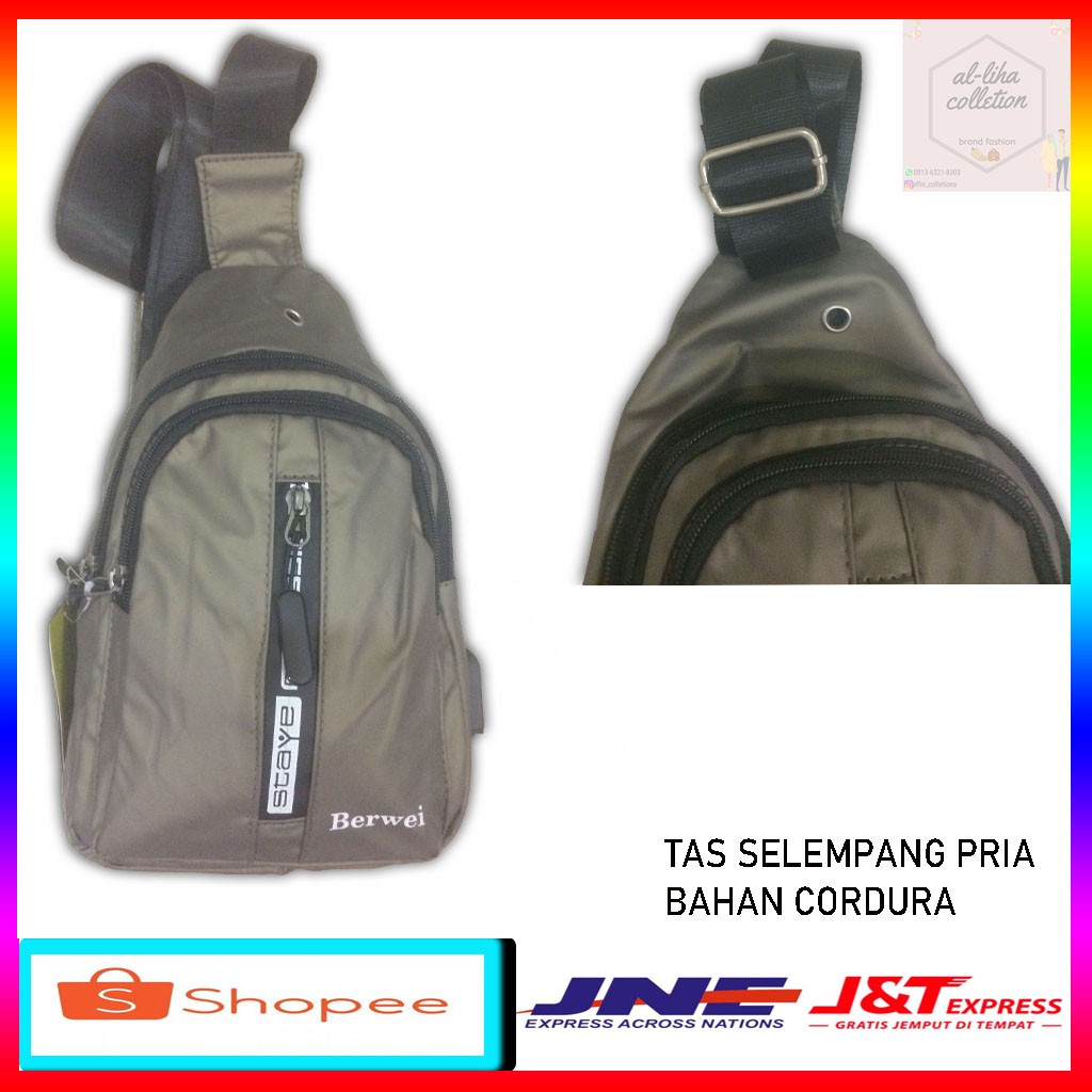 TAS SELEMPANG PRIA/TAS SELEMPANG BAHAN CORDURA