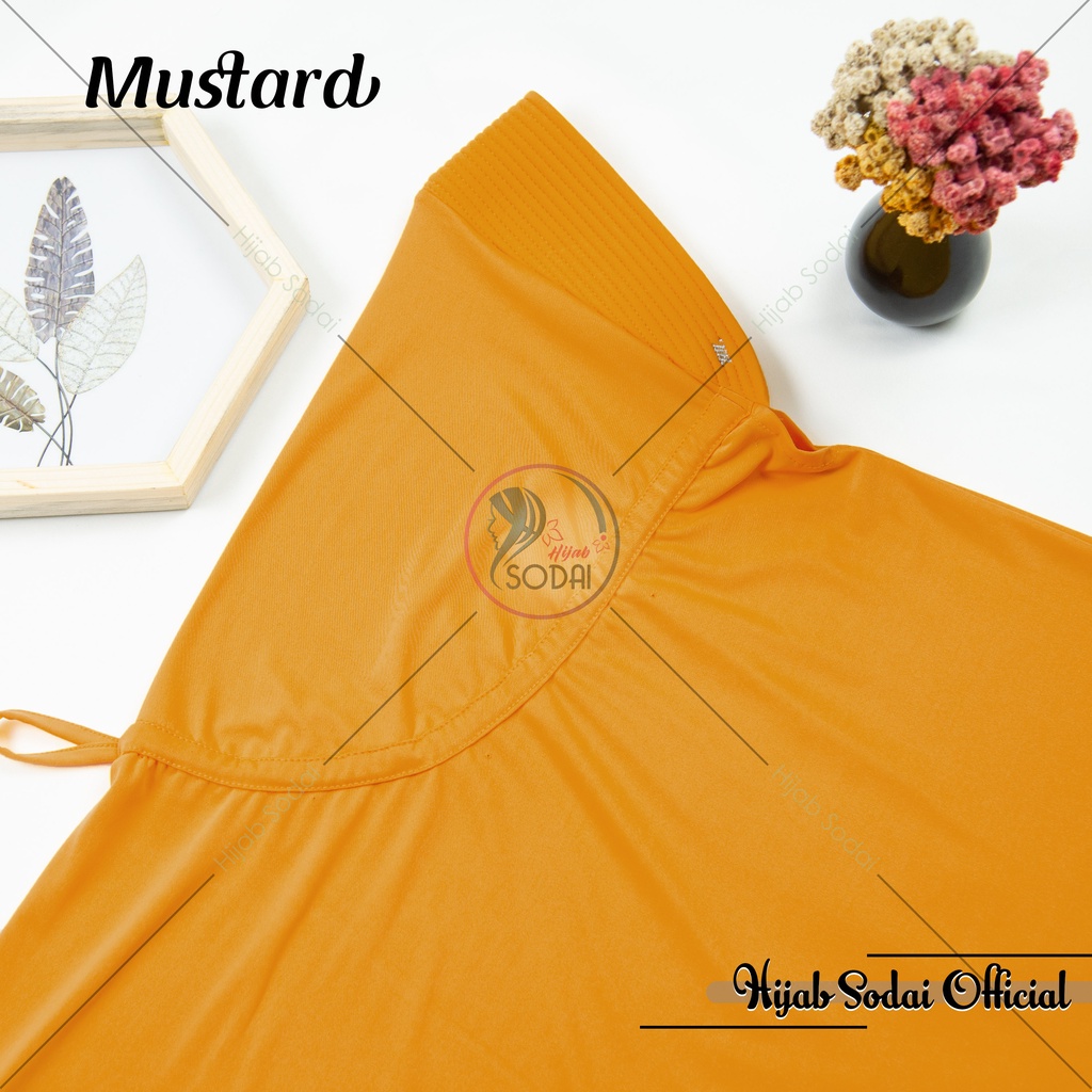 KHIMAR SERUT JOKOWI M | BERGO ADIBA UKURAN M-Mustard