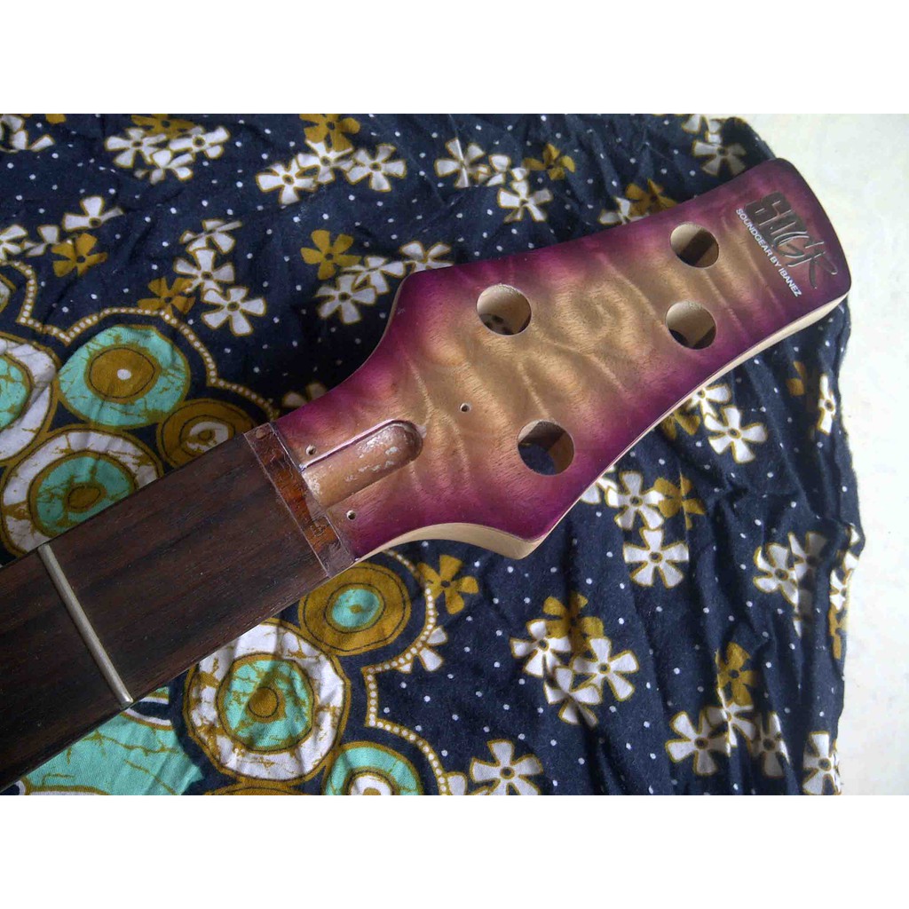 Original Neck Ibanez SR-400 EQ Bass Guitar 4 String Sdgr Soundgear Maple Not Gitar Rg Jazz Series S