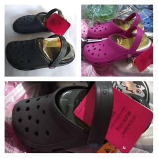 Sale Crocs  wanita  SKYLAR CLOG tanpa lis hitam w6 bery w5 