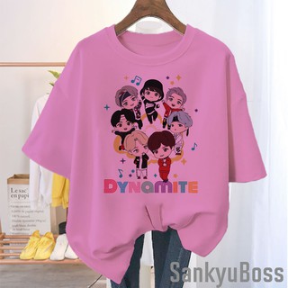 KAOS BTS DYNAMITE TINYTAN KAOS WANITA KAOS OVERSIZE WANITA