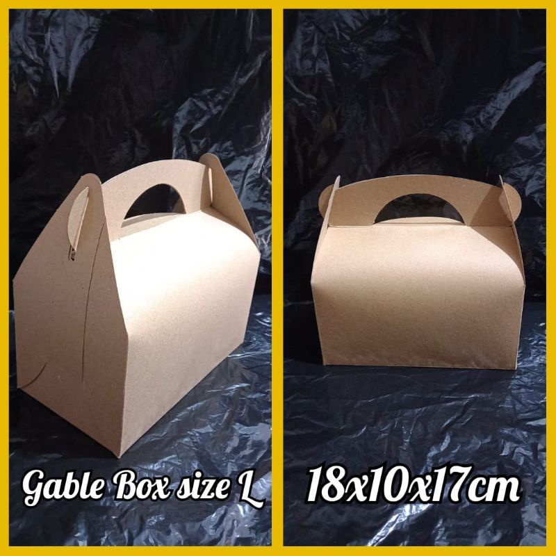 

gable box kraft size L