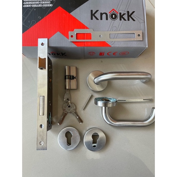 Kunci pintu murah kunci pintu komplit  murah handle pintu perlngkpn pintu