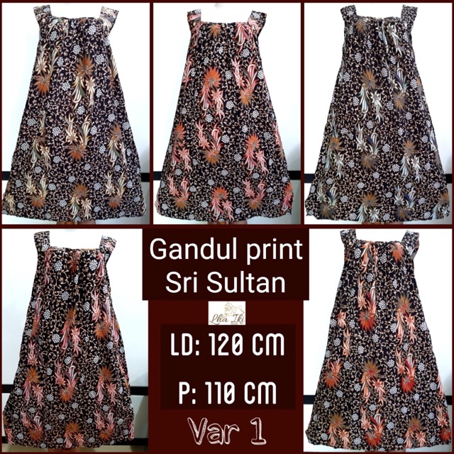 DASTER GANDUL SRI SULTAN PRINT