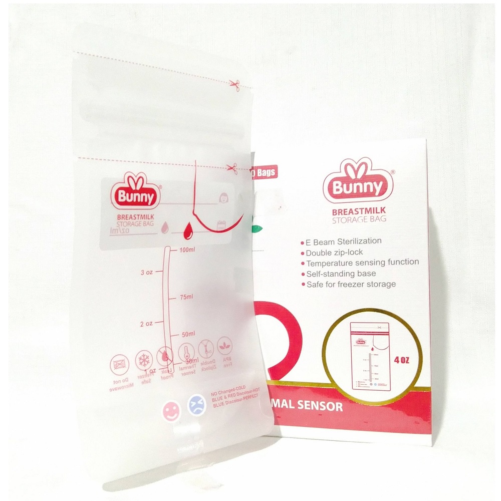 Lusty Bunny 100ml Kantong ASI 30pcs Breastmilk Storage Bags