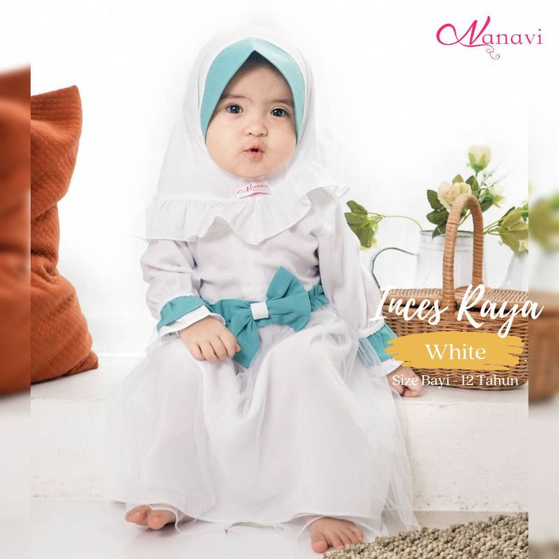 Gamis Anak Inces Raya By Nanavi Kids | Dress Kids | Dress Anak | Gamis Anak murah