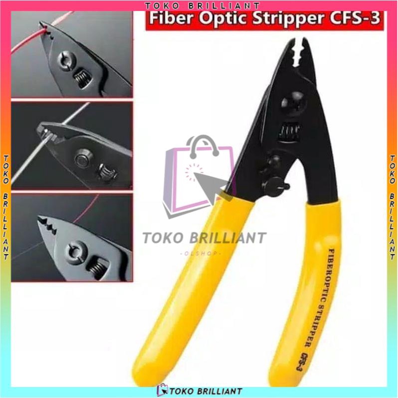 [BISA BAYAR DITEMPAT] Fiber optik stripper CFS3 / CFS2  /tang striper alat kupas kabel